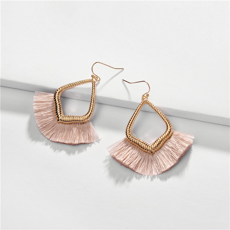 Fashion Brand BOHO Cotton Fan Fringe Teardrop Dangle Water Drop Earrings Tassel Hollow Teardrop Drop Earrings Fringe Tassel Earrings, Silver
Fashion Brand BOHO Cotton Fan Fringe Teardrop Dangle Water Drop Earrings Tassel Hollow Teardrop Drop Earrings Fringe Tassel Earrings, Silver