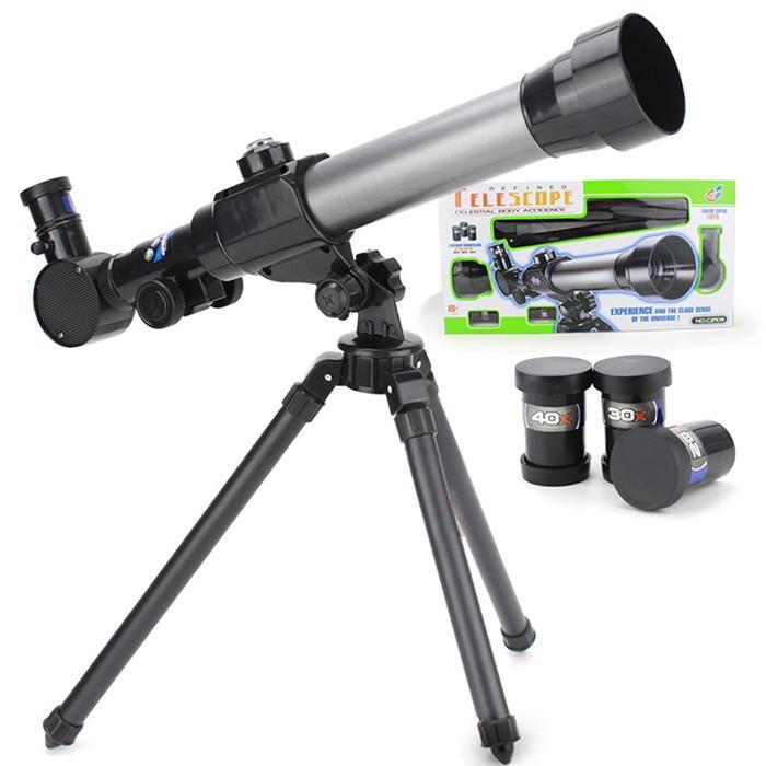 Children Monocular Telescope With 360 Degree Rotation Tripod Adjustable Monoculars Kids Astronomical Telescope Educational Toy