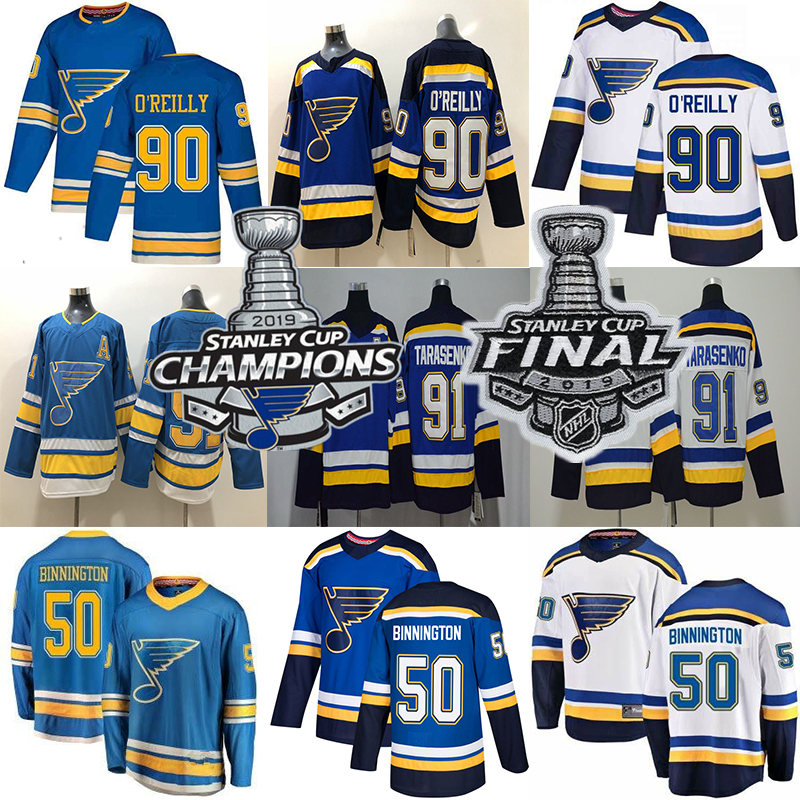 St. Louis Blues 2019 Stanley Cup Champions 90 Ryan O'Reilly 50 Binnington 91 Vladimir 7 Maroon 17 Schwartz 10 Schenn hockey jerseys, Blue
St. Louis Blues 2019 Stanley Cup Champions 90 Ryan O'Reilly 50 Binnington 91 Vladimir 7 Maroon 17 Schwartz 10 Schenn hockey jerseys, Blue