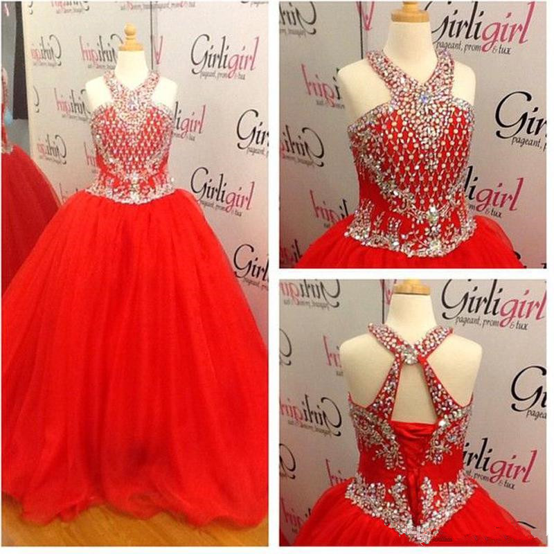 Real Photos 2019 Long Floor Red Tulle Toddler Pageant Dresses with Beaded Rhinestone Sparkly Little Flower Girls' Dresses for Weddings, Pink
Real Photos 2019 Long Floor Red Tulle Toddler Pageant Dresses with Beaded Rhinestone Sparkly Little Flower Girls' Dresses for Weddings, Pink