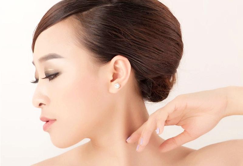 925 silver earrings natural crystal wholesale fashion small sterling silver jewelry for women stud men or women earings GD25