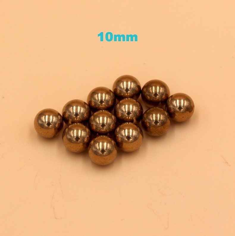 10mm Brass (H62) Solid Bearing Balls For Industrial Pumps, Valves, Electronic Devices, Heating Units and Furniture Rails
10mm Brass (H62) Solid Bearing Balls For Industrial Pumps, Valves, Electronic Devices, Heating Units and Furniture Rails