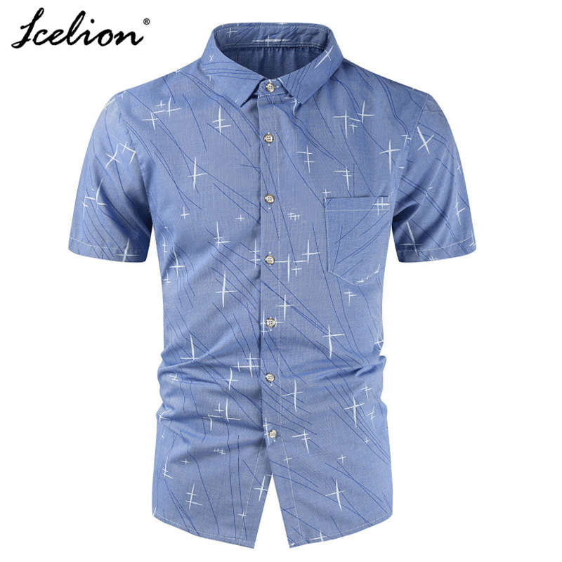 IceLion Summer Fashion Short Sleeve Shirt Men 2020 New Solid Color Slim Fit Dress Shirts Casual Comfortable Camisa Masculina, Blue
IceLion Summer Fashion Short Sleeve Shirt Men 2020 New Solid Color Slim Fit Dress Shirts Casual Comfortable Camisa Masculina, Blue