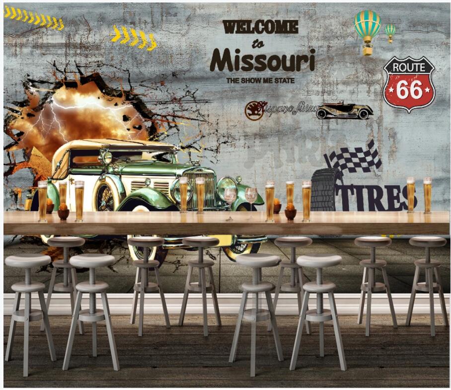 3d wallpaper custom photo Nostalgic vintage car through wall bar restaurant Home decor 3d wall murals wallpaper for walls 3 d living room, Non-woven wallpaper
3d wallpaper custom photo Nostalgic vintage car through wall bar restaurant Home decor 3d wall murals wallpaper for walls 3 d living room, Non-woven wallpaper