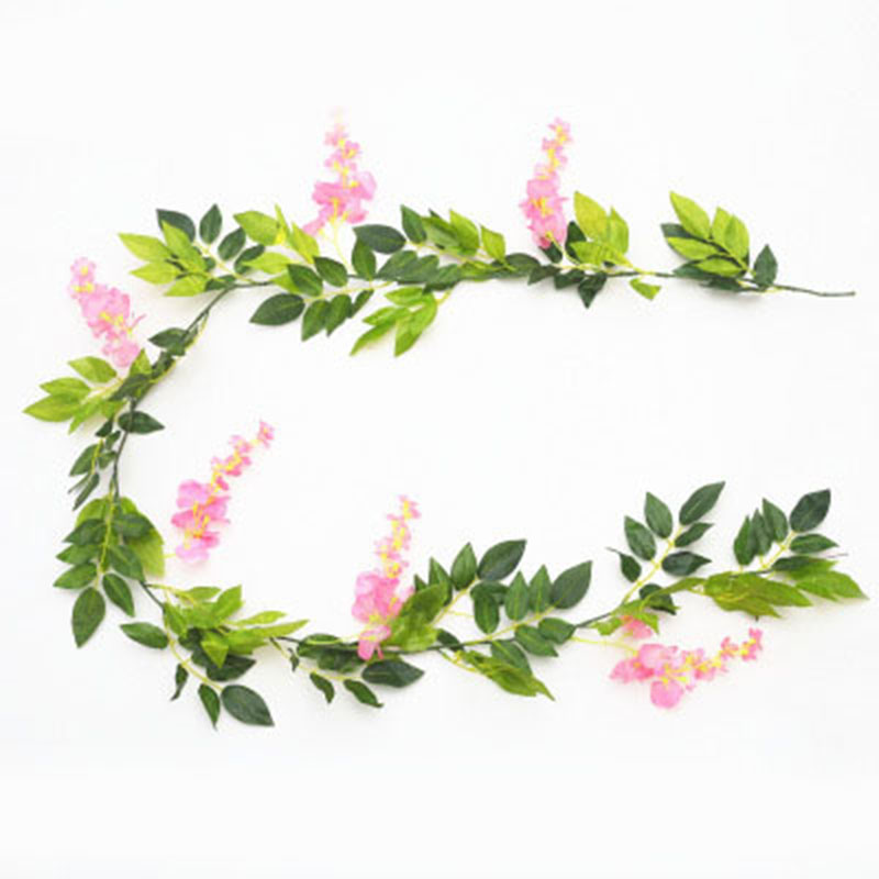 2m Flower String Artificial Wisteria Vine Garland Plants Foliage Outdoor Home Trailing Flower Fake Hanging Wall Decor, Pink
2m Flower String Artificial Wisteria Vine Garland Plants Foliage Outdoor Home Trailing Flower Fake Hanging Wall Decor, Pink