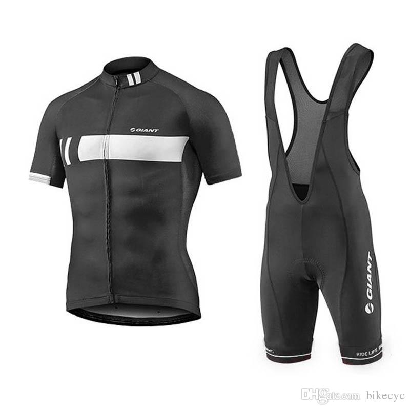 GIANT team Cycling Short Sleeves jersey (bib) shorts sets bike Quick Dry Lycra sport Customized wear clothes mtb Bicycle C1519 от DHgate WW