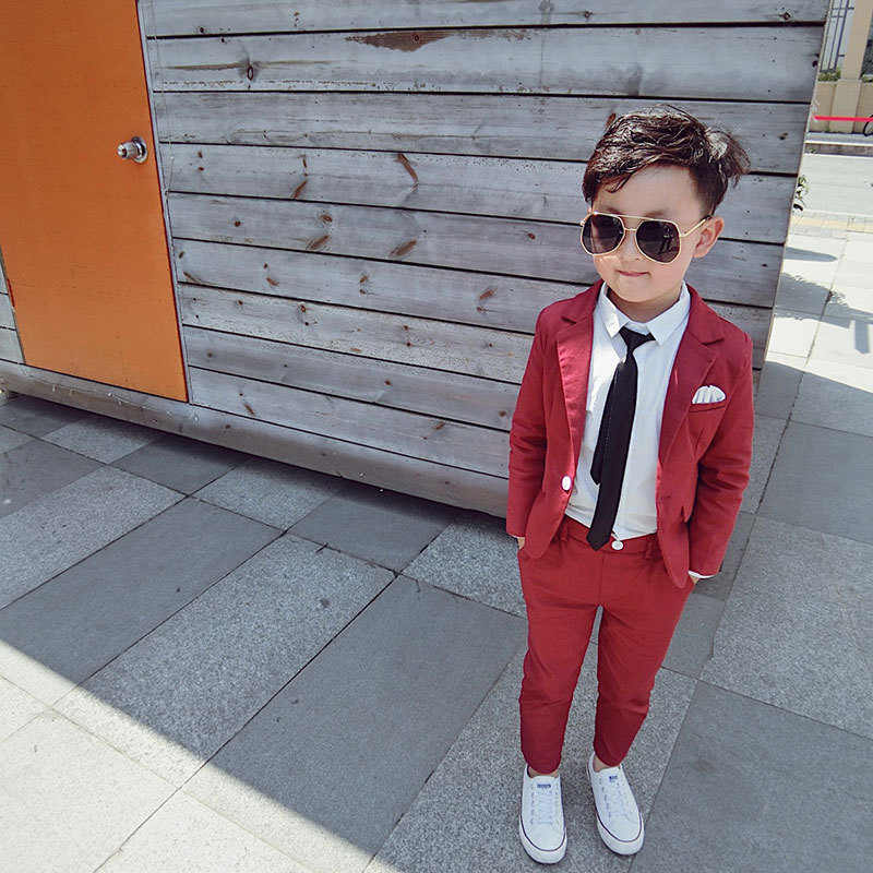 Children's Suits Flowers Children's Coats Hosts Boys Tuxedos Boys' Suits Baby Boy Suit, Red
Children's Suits Flowers Children's Coats Hosts Boys Tuxedos Boys' Suits Baby Boy Suit, Red