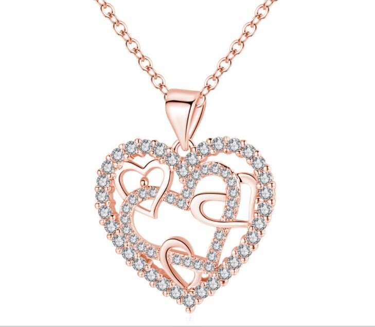 Christmas hollow hot sale heart twining Necklace ornament Japan and South Korea micro inlaid Chinese Valentine's day heart beating Necklace
Christmas hollow hot sale heart twining Necklace ornament Japan and South Korea micro inlaid Chinese Valentine's day heart beating Necklace