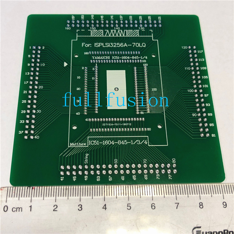 IC51-1604-845-4 Yamaichi IC Test Socket QFP160 TO DIP programming Adapter LQFP160 Burn in Socket - view 4
