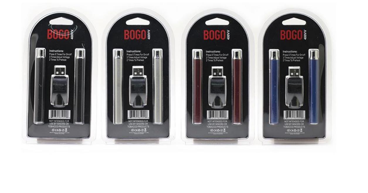 BOGO LO Preheat Battery Double Pen Charger Blister Pack Kit Variable Voltage VV 400mAh Battery For 510 Oil Ceramic Cartridge
BOGO LO Preheat Battery Double Pen Charger Blister Pack Kit Variable Voltage VV 400mAh Battery For 510 Oil Ceramic Cartridge