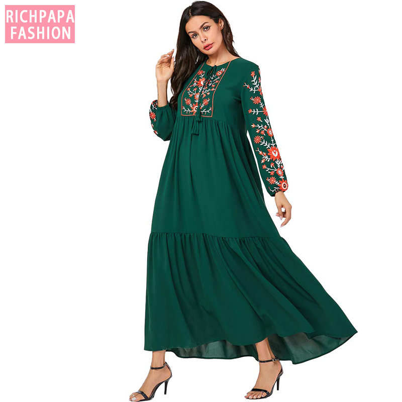 Vestido Abaya Turkey Dubai Arabic Muslim Hijab Dress Kaftan Sukienki Women Caftan Marocain Tesettur Elbise Robe Musulmane Longue
Vestido Abaya Turkey Dubai Arabic Muslim Hijab Dress Kaftan Sukienki Women Caftan Marocain Tesettur Elbise Robe Musulmane Longue