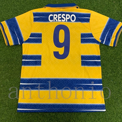 TOP 1998/99 parmas retro soccer jerseys vintage MAGLIA maglie CRESPO 9# ORTEGA 10# BUFFON THURAM Thailand Quality 1999/2000 away Football Shirts CAMISETA futbol Jersey, 1998/1999 home crespo 9
TOP 1998/99 parmas retro soccer jerseys vintage MAGLIA maglie CRESPO 9# ORTEGA 10# BUFFON THURAM Thailand Quality 1999/2000 away Football Shirts CAMISETA futbol Jersey, 1998/1999 home crespo 9