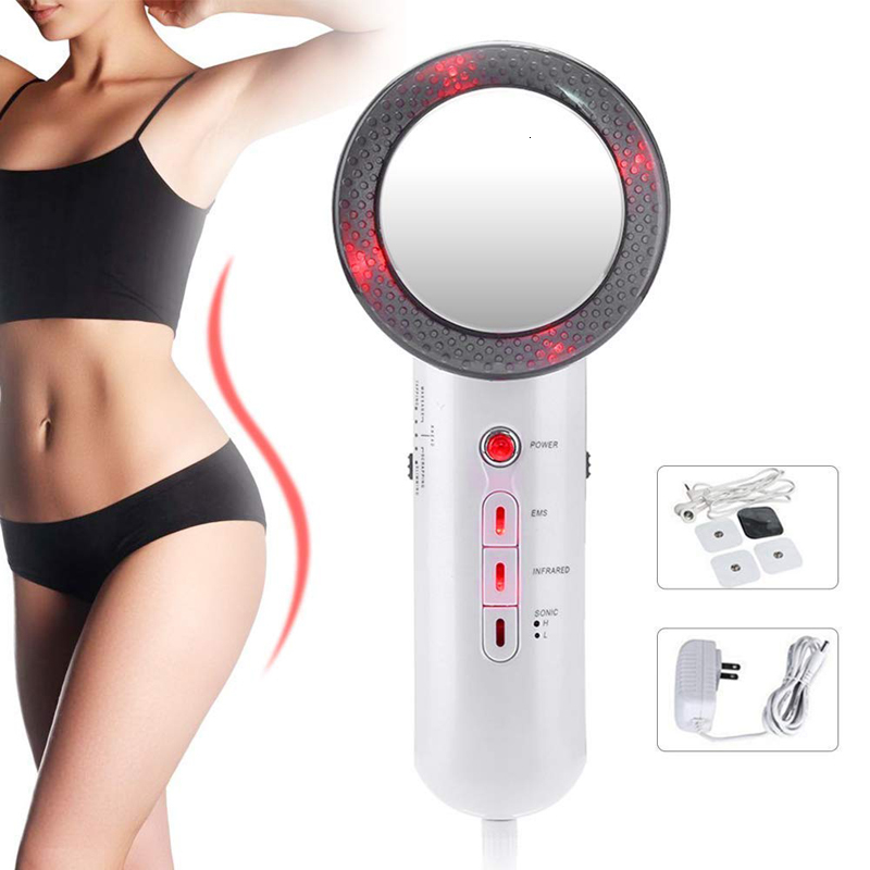 Ultrasonic Cellulite Remover EMS Stimulate Body Slimming Massager Weight Loss Lipo Anti Cellulite Fat Burner Galvanic Infrared LY191203