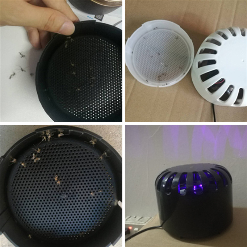 Mosquito Killer Lamp Electronic Indoor Safe Bug Zapper Light USB Powered No Buzzing for Home Kitchen Bedroom Patio Yard Office