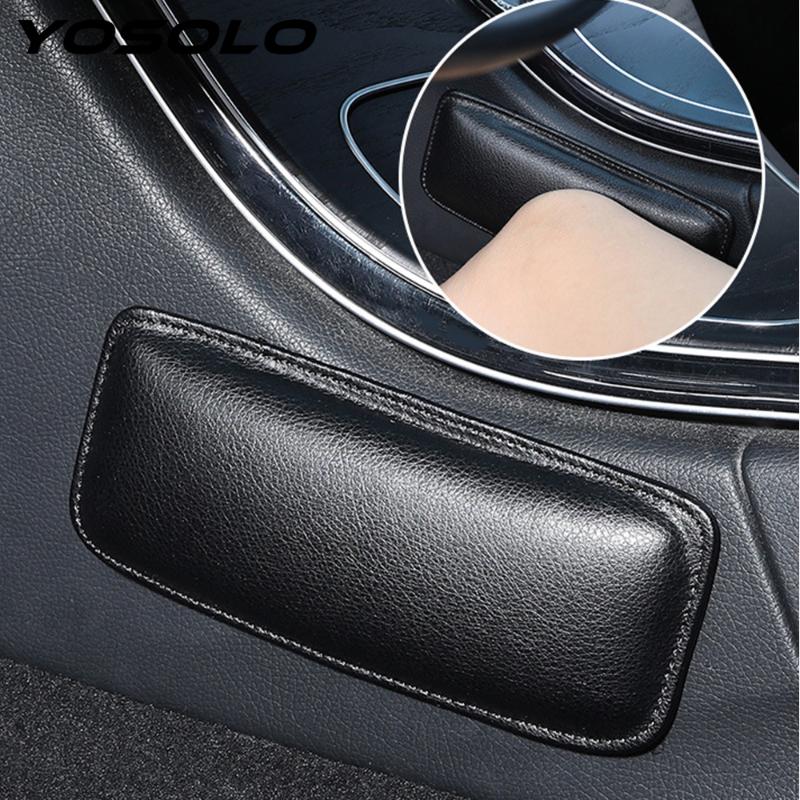 YOSOLO Car Interior Knee Pad Thigh Support PU Leather Elastic Cushion Memory Foam 18X8cm Comfortable Auto Accessories
YOSOLO Car Interior Knee Pad Thigh Support PU Leather Elastic Cushion Memory Foam 18X8cm Comfortable Auto Accessories