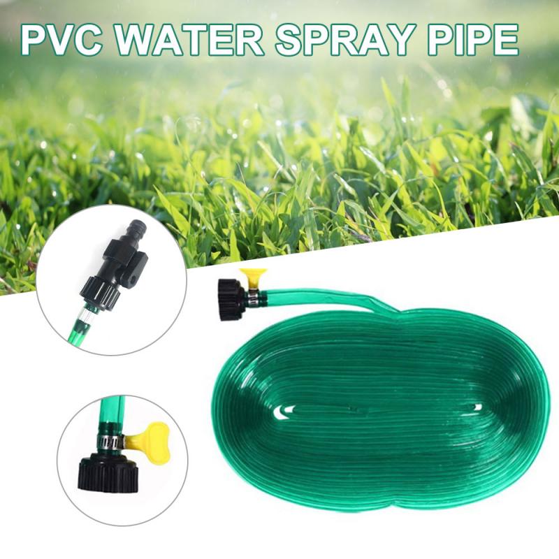 9.8 Inch Garden Water Hose Misting Irrigation Tubing Pipe 49 Ft Hose Water Sprinkler Pipe For Waterpark Trampoline Outdoor Home, 15m 
9.8 Inch Garden Water Hose Misting Irrigation Tubing Pipe 49 Ft Hose Water Sprinkler Pipe For Waterpark Trampoline Outdoor Home, 15m