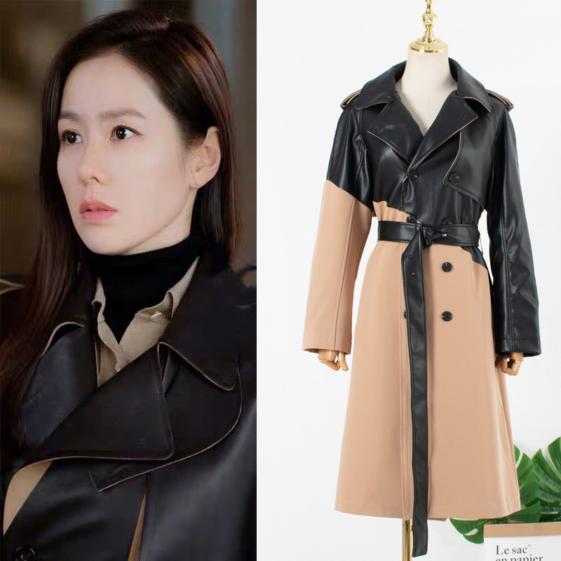 Sun Yizhen' same suit collar and color matching windbreaker for the forced landing in early spring, See chart
Sun Yizhen' same suit collar and color matching windbreaker for the forced landing in early spring, See chart
