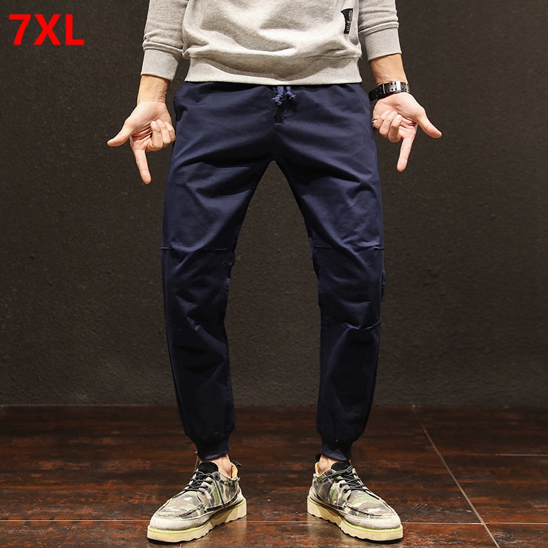 High elasticity elastic waist lace casual pants male tide big size code Slim Harun closed mouth feet trousers 7XL 6XL 5XL 4XL, Black
High elasticity elastic waist lace casual pants male tide big size code Slim Harun closed mouth feet trousers 7XL 6XL 5XL 4XL, Black
