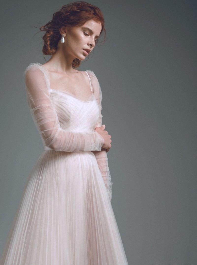 Elegant Alfazairy A line Evening Dress Square Neck Sheer Long Sleeves prom dresses long abito tulle ruffles special occasion dresses