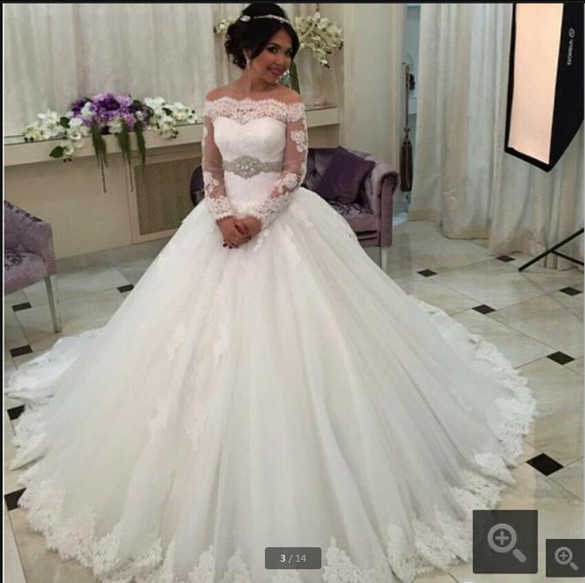 Robe de Mariage new white lace ball gown wedding dresses long sleeve princess puffy corset sexy sheer back wedding gowns hot sale 2019, Red
Robe de Mariage new white lace ball gown wedding dresses long sleeve princess puffy corset sexy sheer back wedding gowns hot sale 2019, Red