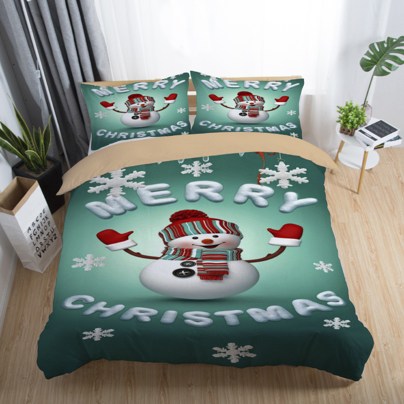snowman christmas bedding set king queen double full single size bed linen set, Bl-21
snowman christmas bedding set king queen double full single size bed linen set, Bl-21