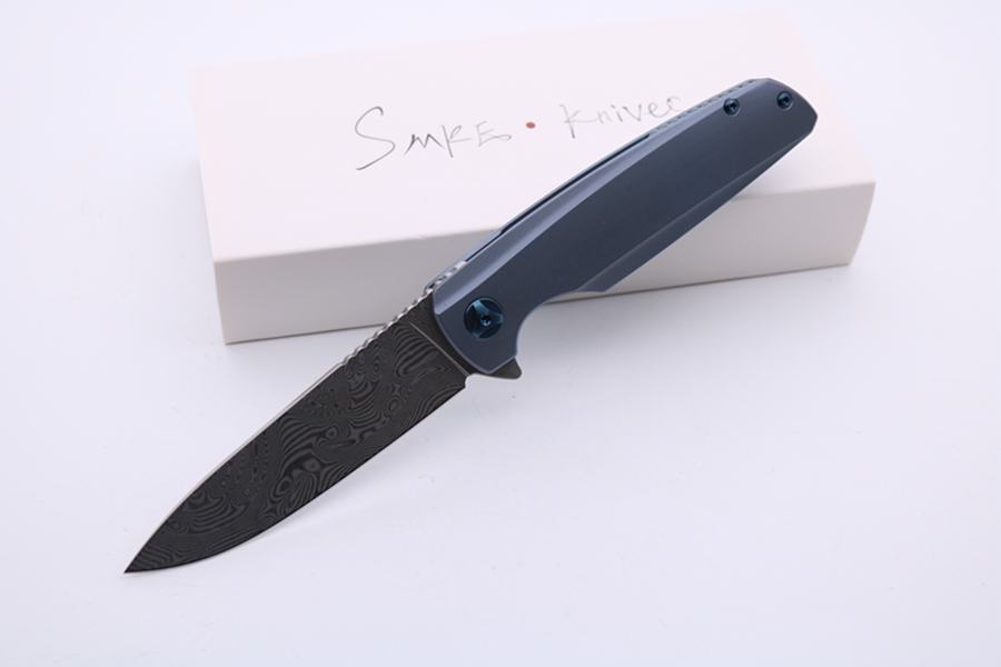 High Quality SMKE Knives Custom Specter Folding Pocket Knife Damascus Blade Titanium Handle Tactical Survival Pocket Knife Outdoor Tools
High Quality SMKE Knives Custom Specter Folding Pocket Knife Damascus Blade Titanium Handle Tactical Survival Pocket Knife Outdoor Tools