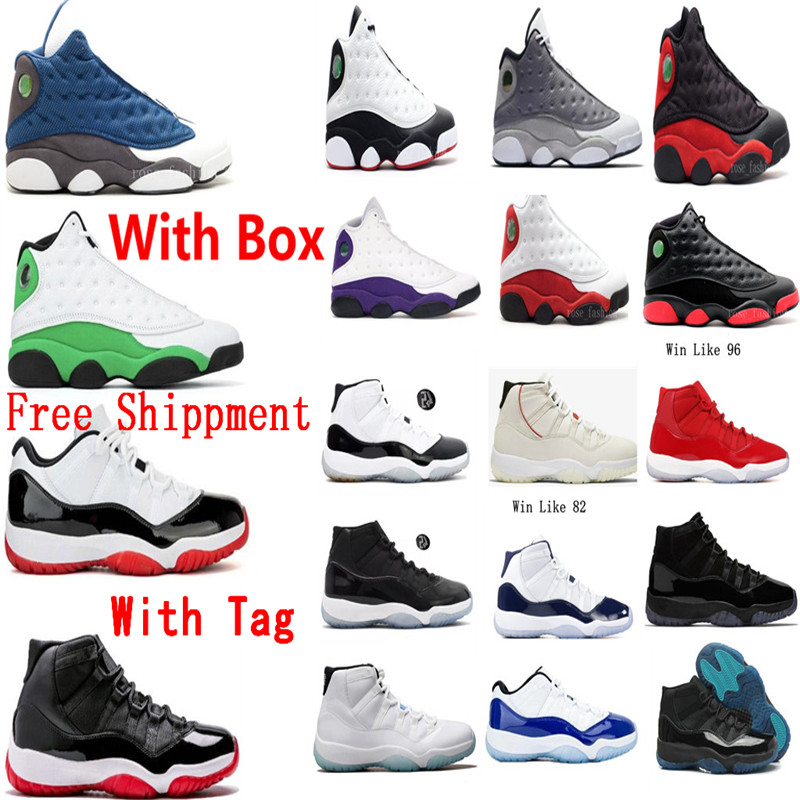 With Box 13 13s Lucky green Flint Chicago Cherry Mens basketball shoes 11s xi Space jam low cut white Bred Concord Womens Sneakers, Clear
With Box 13 13s Lucky green Flint Chicago Cherry Mens basketball shoes 11s xi Space jam low cut white Bred Concord Womens Sneakers, Clear