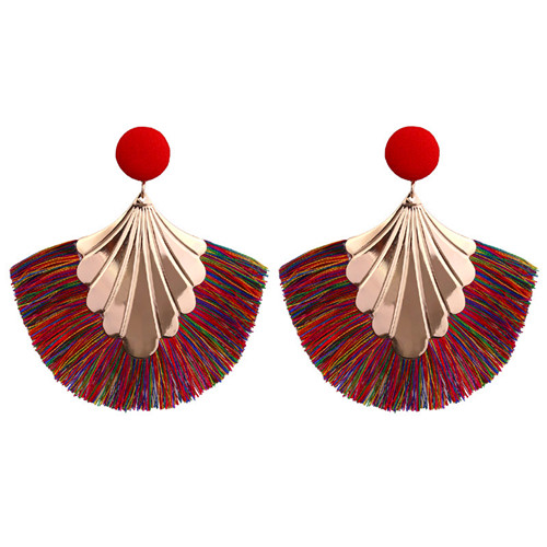 Fashion Tassel Earrings Vintage Retro Tassel Bohemia National Style Jewelry Female Style Drop Earrings for Women, Idea Gift for Sister, Wife