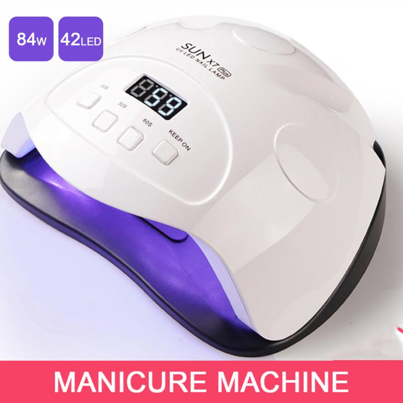 90W Nail Dryer UV Nail Lamp For Drying Drying Gel Ice Wax Lamp LED Automatic Sensor Tool, Us pink
90W Nail Dryer UV Nail Lamp For Drying Drying Gel Ice Wax Lamp LED Automatic Sensor Tool, Us pink