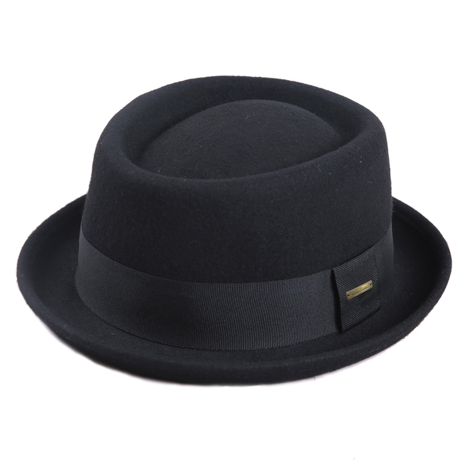 Sedancasesa 2019 Men Fedora Fashion 100% Pure Australia Men's with Pork Pie for Classic Church Wool Felt Hat LY191228 s