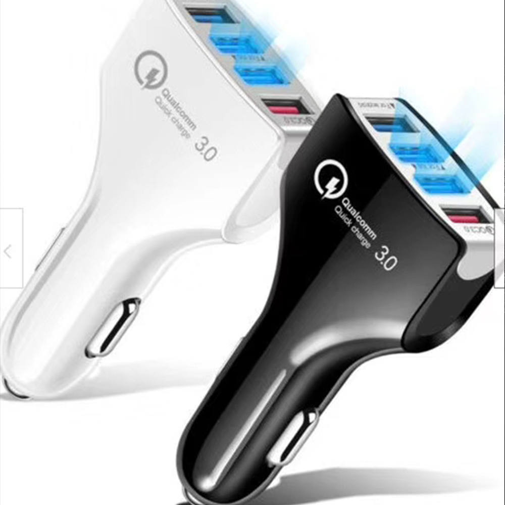 Top Quality QC3.0 four Ports USB Car Charger Quick Charge Car-charger Dual USB Car Mobile Phone Charger
Top Quality QC3.0 four Ports USB Car Charger Quick Charge Car-charger Dual USB Car Mobile Phone Charger