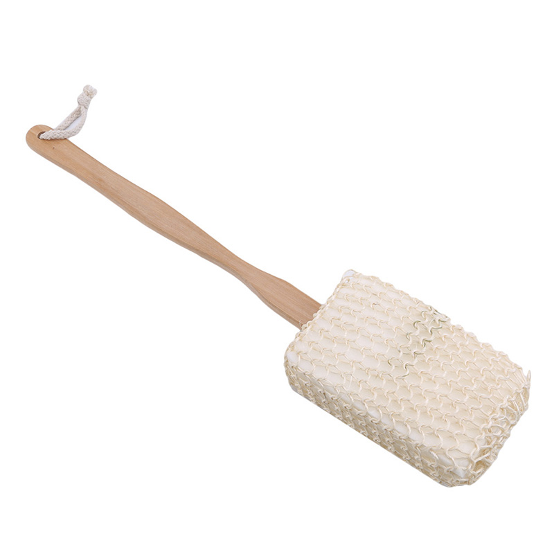 Bathing Body Brush Natural Long Handled Exfoliating Bath Brushes Scrubber Sponge For Bathroom Shower Bathing Body Soft Brush 
Bathing Body Brush Natural Long Handled Exfoliating Bath Brushes Scrubber Sponge For Bathroom Shower Bathing Body Soft Brush