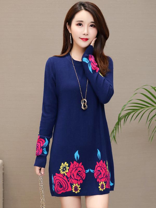 Fall/Winter 2020 new mid-length sweater pullover round neck slim big size bottoming sweater, Orange
Fall/Winter 2020 new mid-length sweater pullover round neck slim big size bottoming sweater, Orange