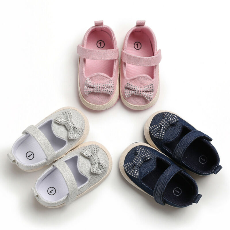 Cute Toddler Baby Girl Canvas Crib Shoes Newborn Pram Slip-On Sneakers Shoes Sequins Bowknot Soft Sole Baby Shoes 0-18M, Blue
Cute Toddler Baby Girl Canvas Crib Shoes Newborn Pram Slip-On Sneakers Shoes Sequins Bowknot Soft Sole Baby Shoes 0-18M, Blue