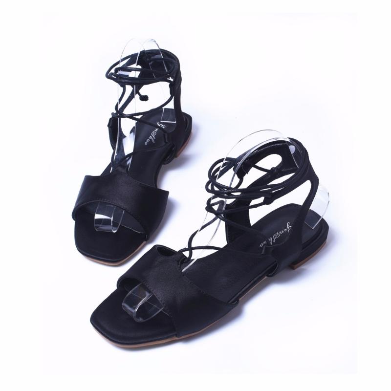 GENSHUO Gladiator Sandals Women Black Flat Sandal Summer Women's Shoes Lace Up Ankle Wrap Ladies Beach Shoes Zapatos De Mujer, Black sandal
GENSHUO Gladiator Sandals Women Black Flat Sandal Summer Women's Shoes Lace Up Ankle Wrap Ladies Beach Shoes Zapatos De Mujer, Black sandal