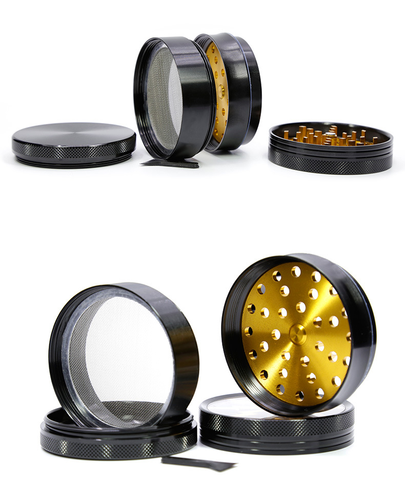 DHL SHIP Metal Tobacco Smoking Herb Grinders 63mm Aluminium Alloy With Clear Top Window Lighting Grinders Abrader 3 Styles 15 Colors FY2144
DHL SHIP Metal Tobacco Smoking Herb Grinders 63mm Aluminium Alloy With Clear Top Window Lighting Grinders Abrader 3 Styles 15 Colors FY2144