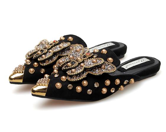 2020 gorgeous rhinestone beaded pointed ballet flat shoes female mules women designer pumps size 35 to 40 tradingbear, Black
2020 gorgeous rhinestone beaded pointed ballet flat shoes female mules women designer pumps size 35 to 40 tradingbear, Black