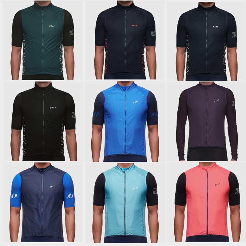 Maap cycling Windproof vest 2019 Men's sleeveless Chaleco de ciclismo Road cycling tops wear Chaleco a prueba de viento
Maap cycling Windproof vest 2019 Men's sleeveless Chaleco de ciclismo Road cycling tops wear Chaleco a prueba de viento
