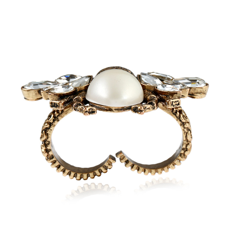 Fashion-European and American Jewelry Explosion Jewelry Multilayer Individual Insect Ring Bee Opening Ring