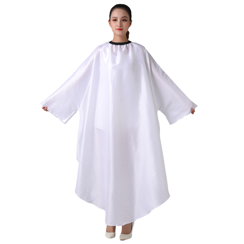 Salon Professional Hair Styling Cape, Hair Cutting Coloring Crepe Waterproof Hairdresser Wai Cloth with Sleeve Barber Gown Hairdressing Wrap
Salon Professional Hair Styling Cape, Hair Cutting Coloring Crepe Waterproof Hairdresser Wai Cloth with Sleeve Barber Gown Hairdressing Wrap