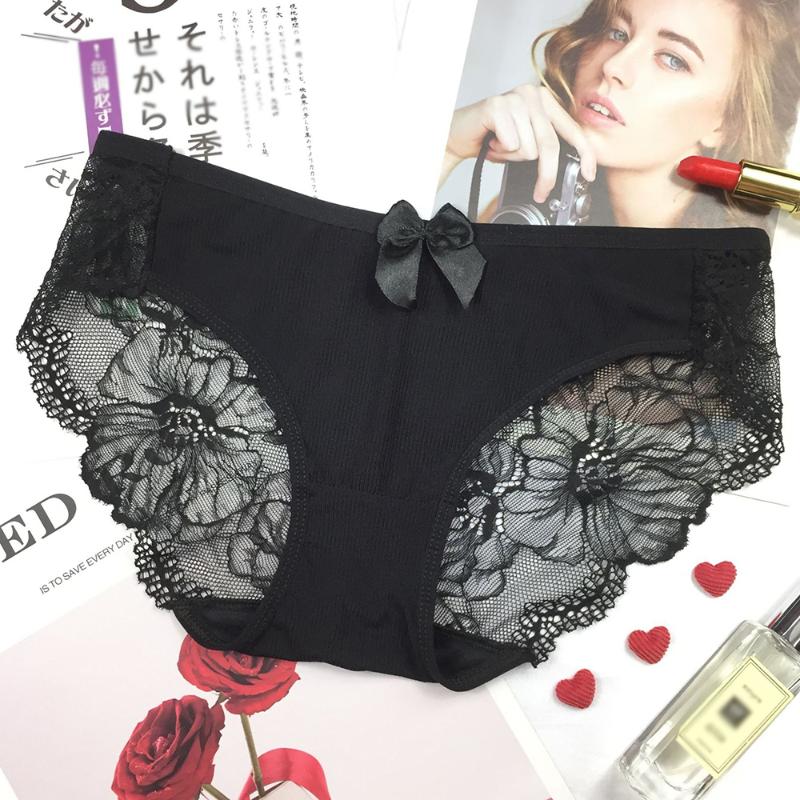 Japanese sexy women's panties lace-edged breathable briefs seamless seamless low waist panties underwear, Blue
Japanese sexy women's panties lace-edged breathable briefs seamless seamless low waist panties underwear, Blue
