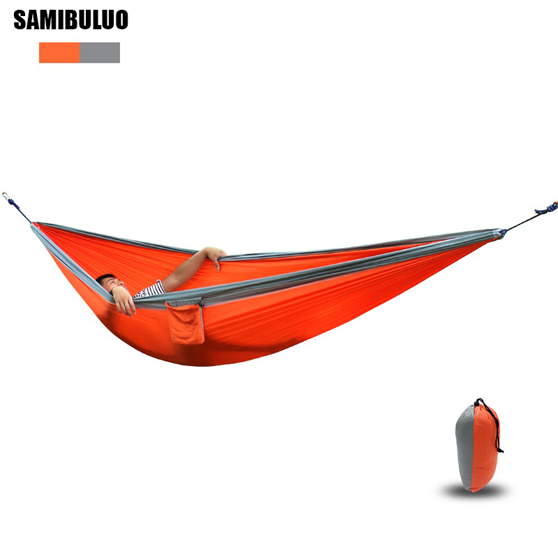 Assorted Color Parachute Nylon Hammock Outdoor Camping Hammocks Double Person Portable Swing Hammock
Assorted Color Parachute Nylon Hammock Outdoor Camping Hammocks Double Person Portable Swing Hammock