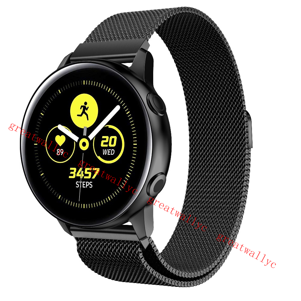 20mm 22mm ese Loop strap for Samsung galaxy 46mm 42mm gear S3 frontier huawei watch gt active 2 amazfit bip band free shipping
