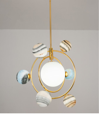 2020 New Stray Earth Chandelier Lighting Children's Room Bedroom led Lighting Lamp Kindergarten Dance Room Decoration Chandelier