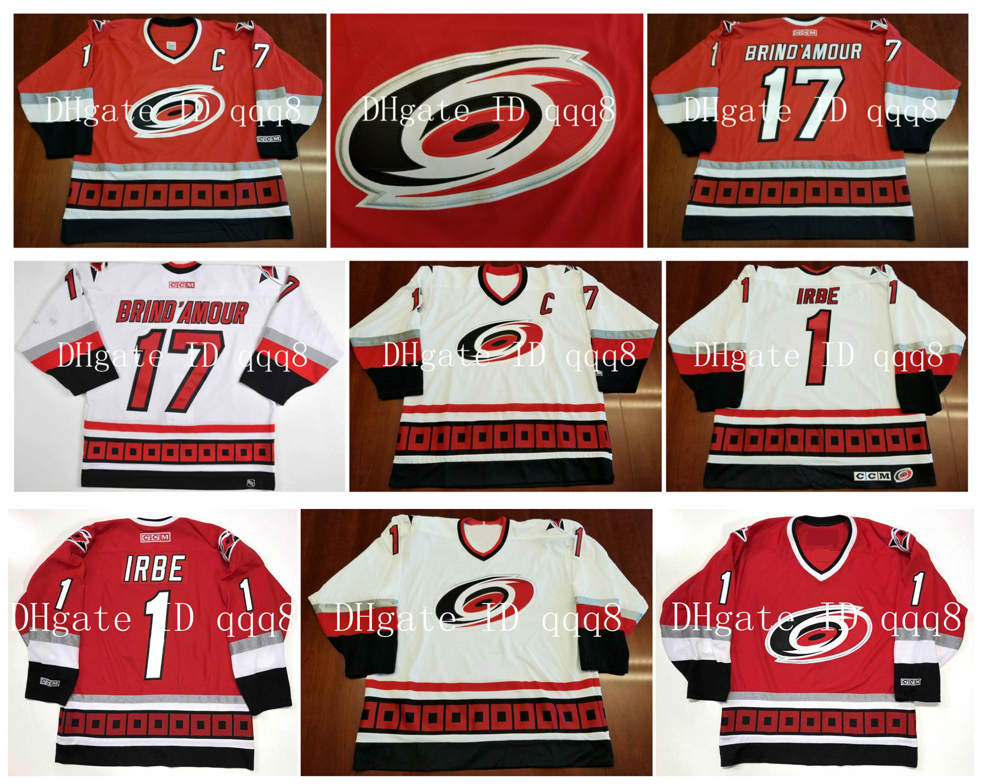 Vintage Personalization Carolina Hurricanes Jersey 17 Rod Brind'Amour 1 Arturs Irbe Red White 100% Stitching Custom Hockey Jerseys, As pic
Vintage Personalization Carolina Hurricanes Jersey 17 Rod Brind'Amour 1 Arturs Irbe Red White 100% Stitching Custom Hockey Jerseys, As pic