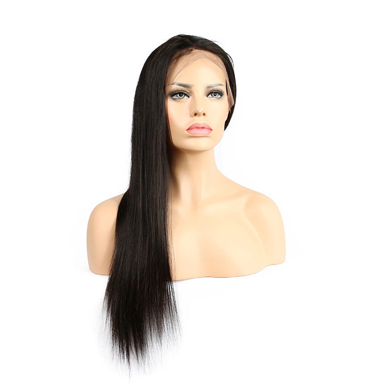 360 Lace Frontal Wig Pre Plucked With Baby Hair Brazilian Virgin Hair Straight Lace Front Human Hair Wigs For Black Women 130%density