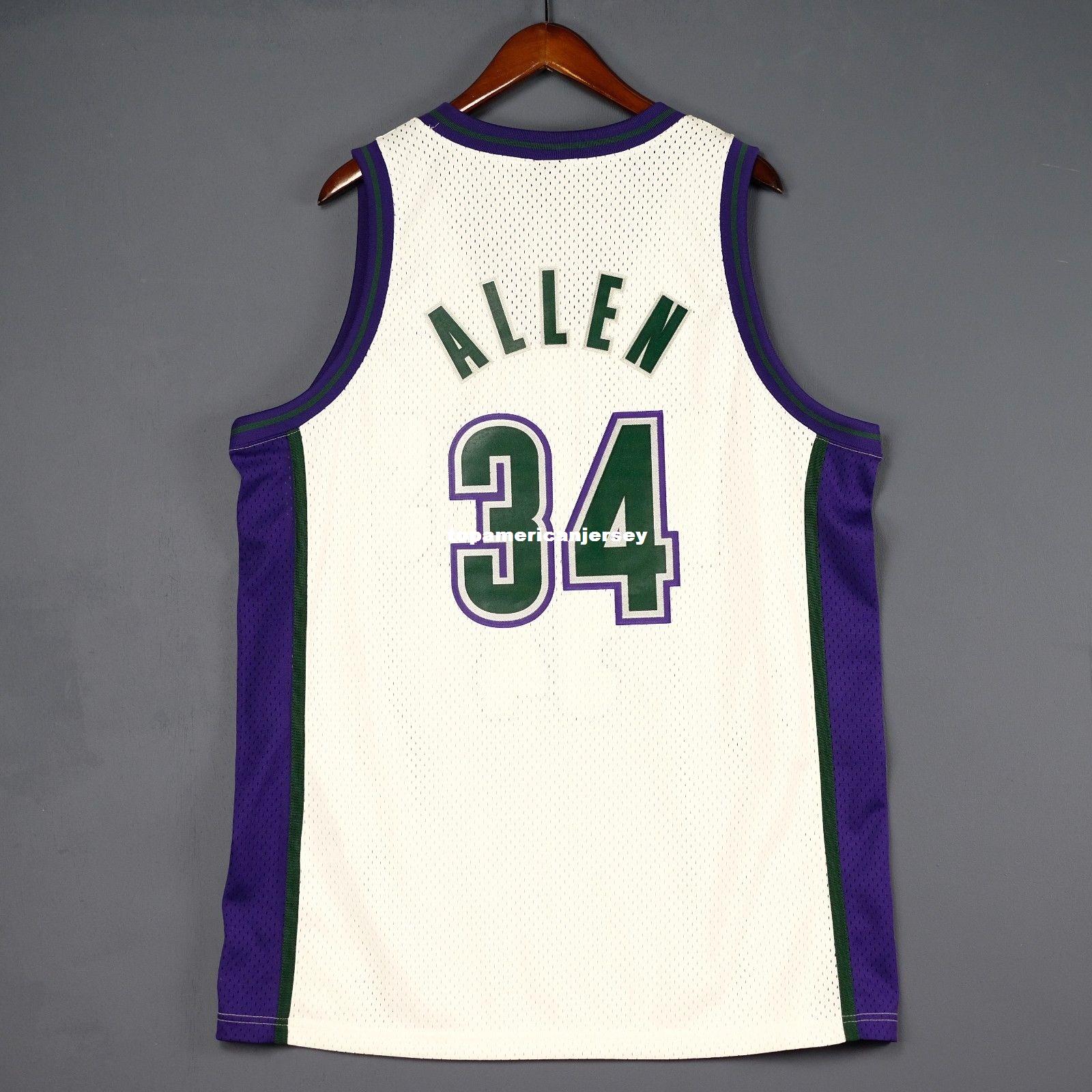 100% Stitched Ray Allen #34 Jersey stitched sewn white Mens Vest Size XS-6XL Stitched basketball Jerseys Ncaa
100% Stitched Ray Allen #34 Jersey stitched sewn white Mens Vest Size XS-6XL Stitched basketball Jerseys Ncaa