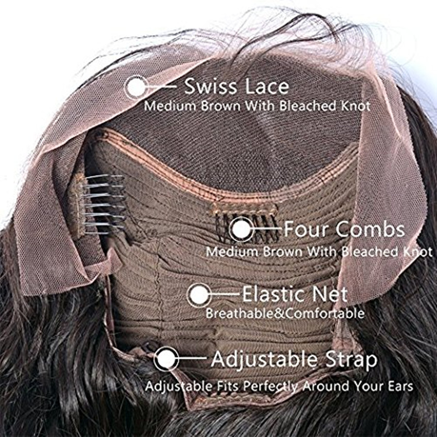 150% Density Body Wave Lace Front Human Hair Wigs Ombre Color brown blonde Glueless Brazilian remy Frontal Wig With Highlight