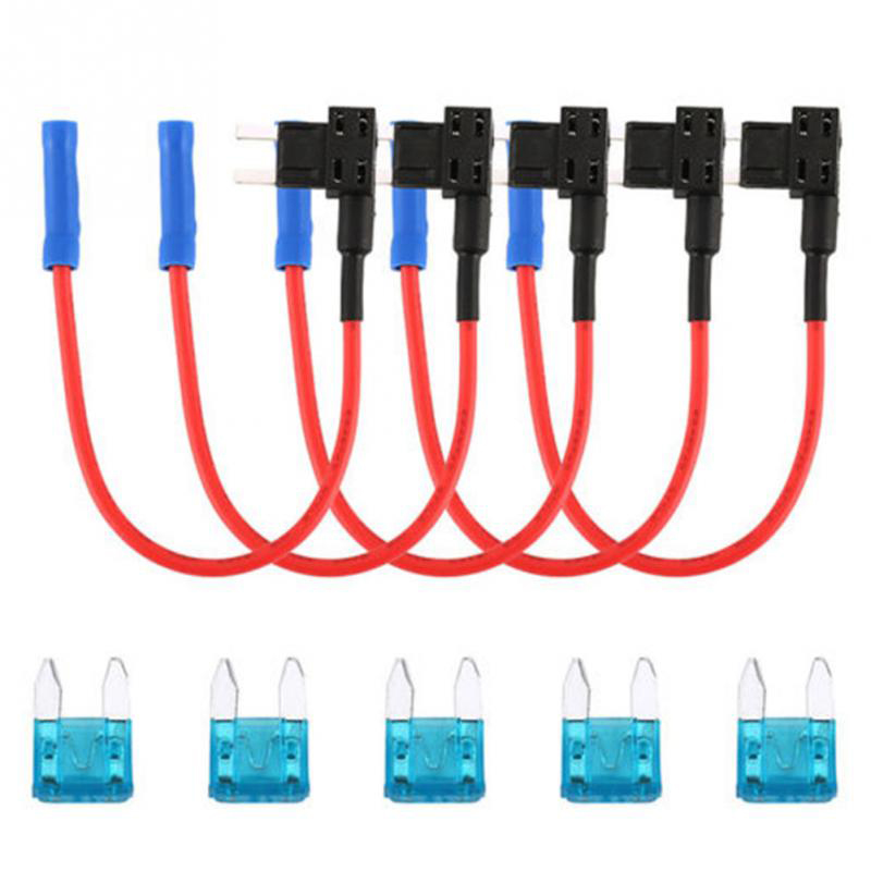 Multiple Car Fuse Box 12V Holder Insurance ATM Adapter APM Tap Mini Blade Micro Add-a-Circuit Set Accessories