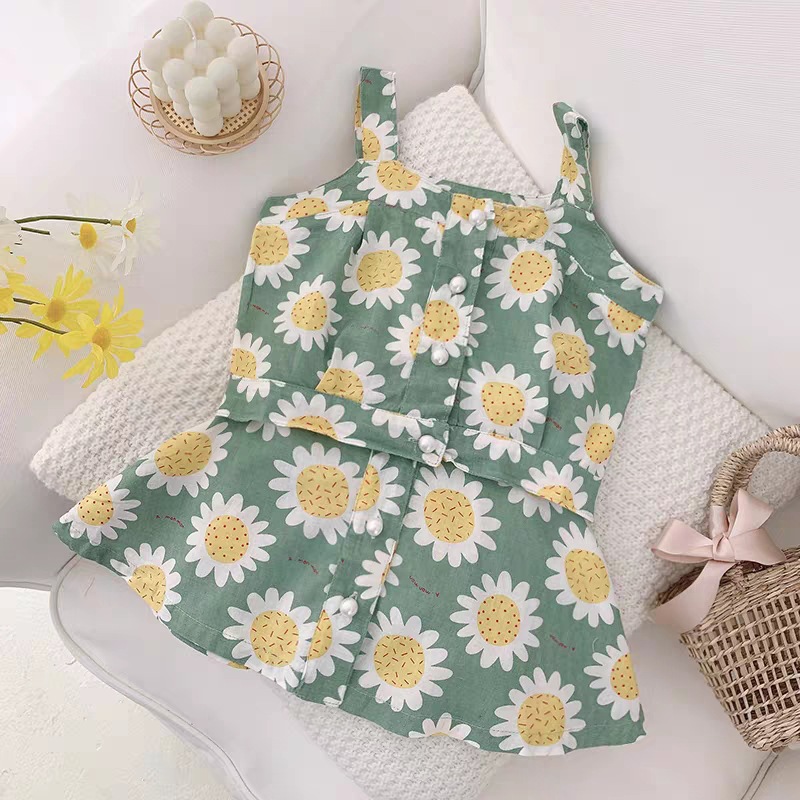 Summer Girl Set 2020 New Baby Girl Clothes Set Floral Print Camisole + Short Skirt Child Princess Toddler Clothes 3-10 Year, Blue
Summer Girl Set 2020 New Baby Girl Clothes Set Floral Print Camisole + Short Skirt Child Princess Toddler Clothes 3-10 Year, Blue